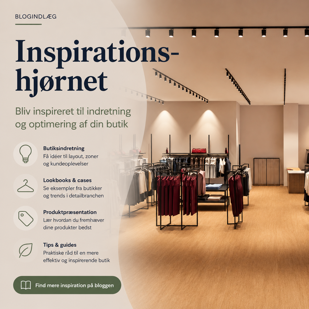 Inspirationshjørnet – indret din butik med de rigtige systemer