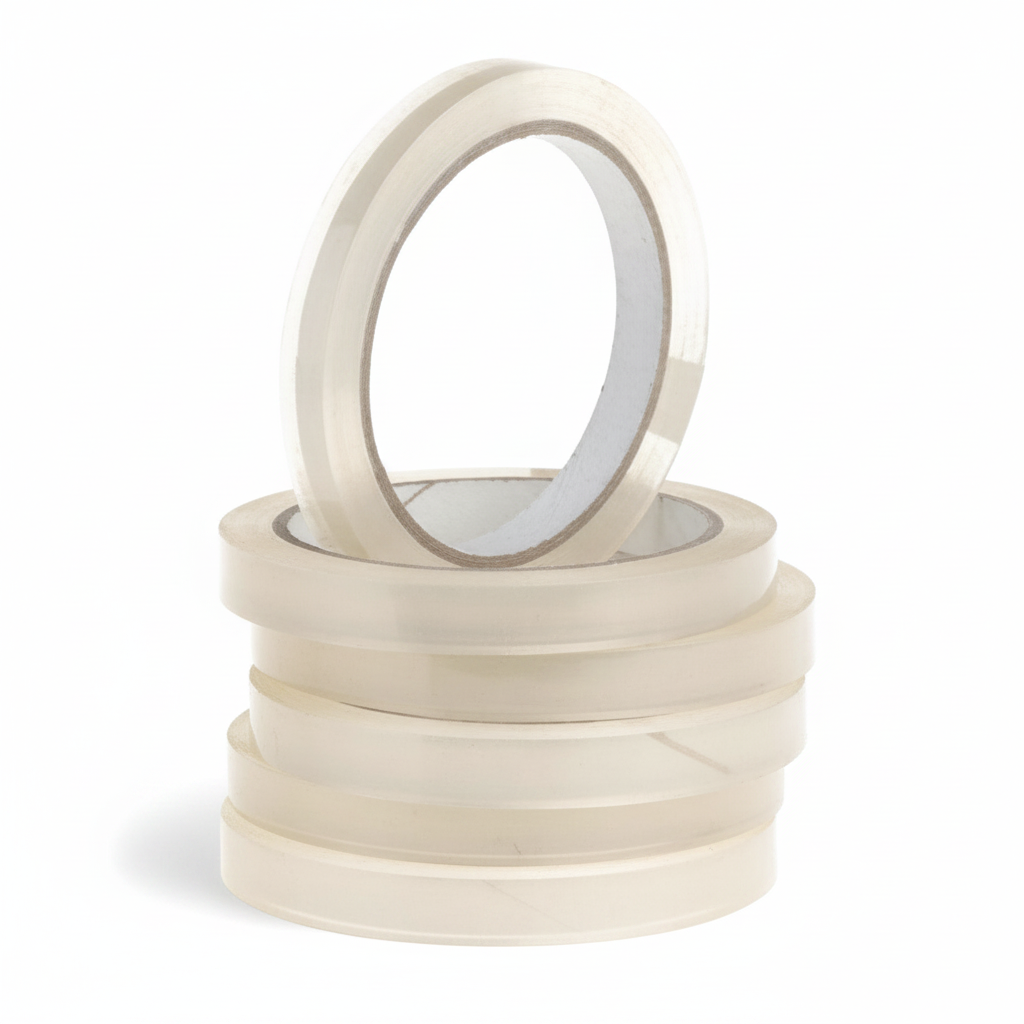 Límband, 12 mm, glært – stór rúlla.