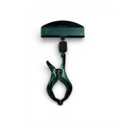 Clear Grip, skilthaldari, stór, með breiðum haldara, svart akríl