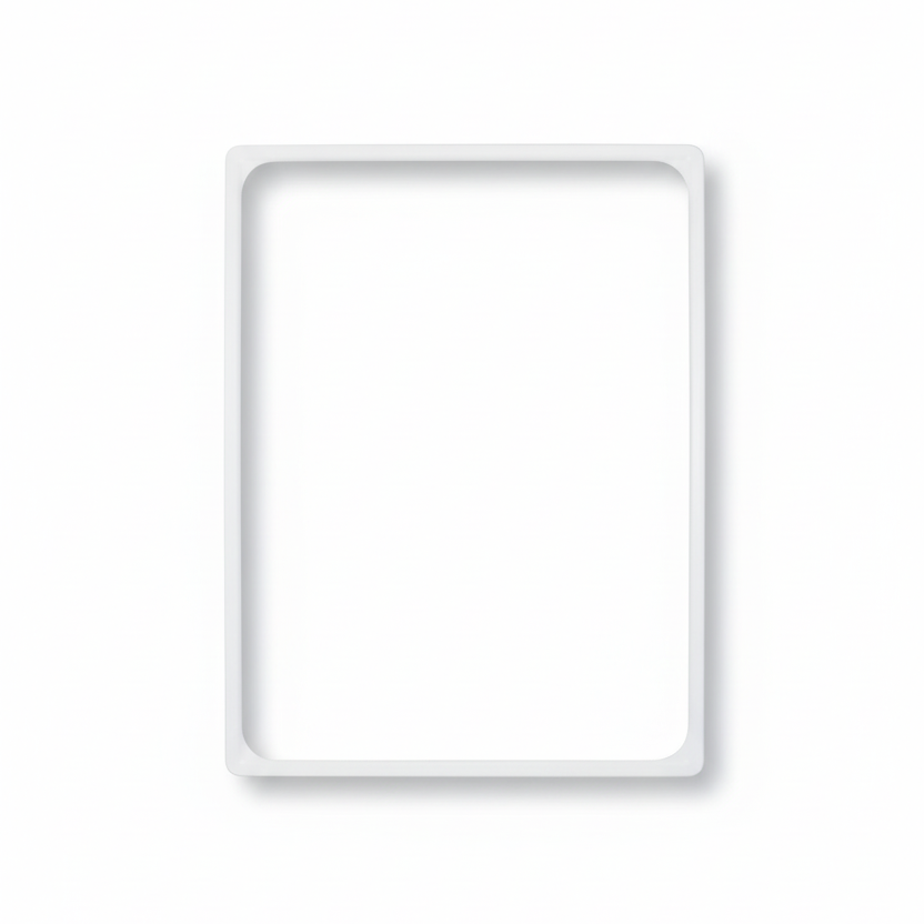 Plastramma, A4, hvít