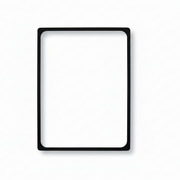 Plastramma, A4, svart