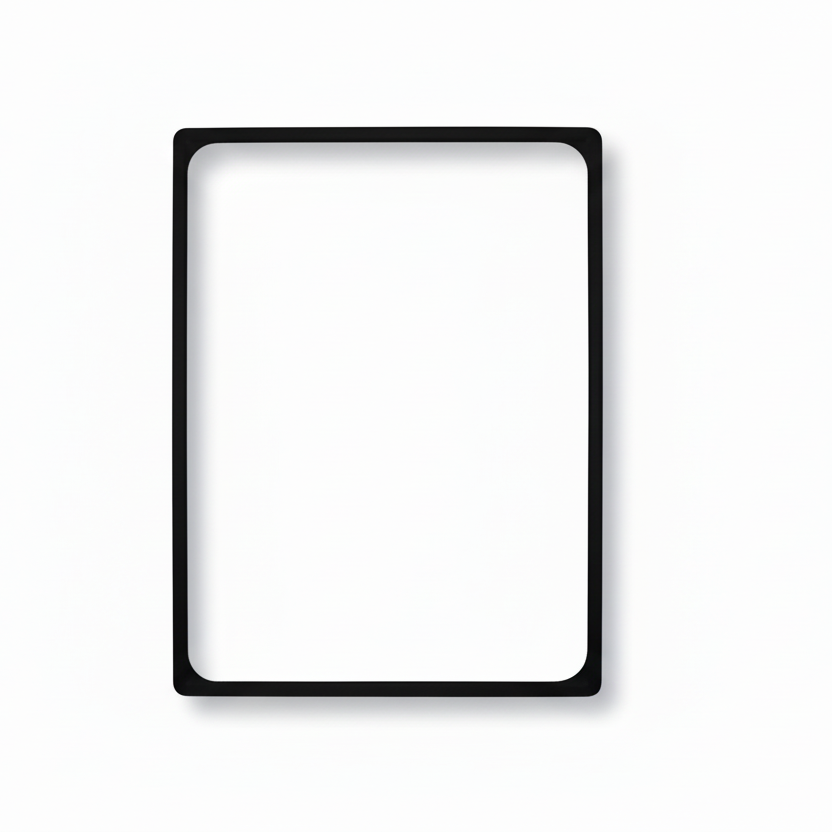 Plastramma, A4, svart