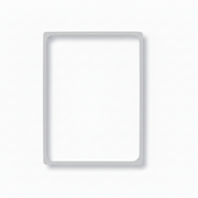 Plastrammi, A4, ljósgrár