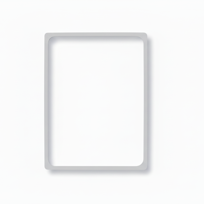 Plastrammi, A4, ljósgrár