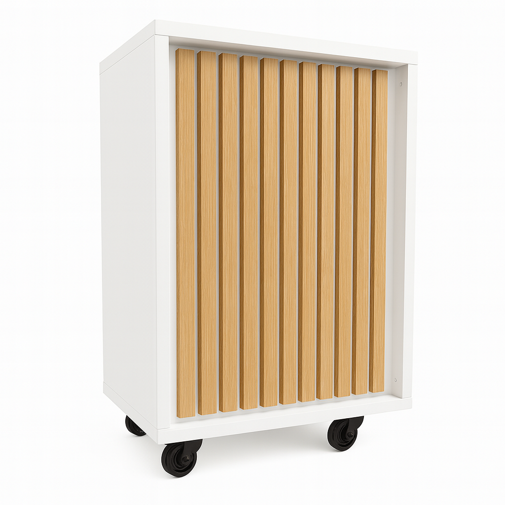 Frame-disk. Smal modul, hvid. B55