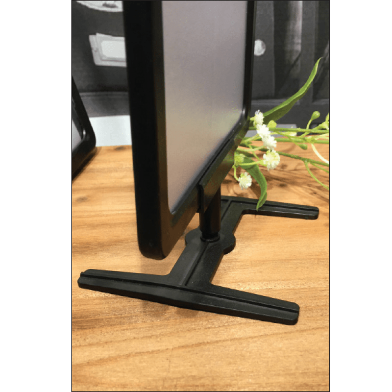 H-standar úr plasti. B 10 x D 5,5 cm, skiltahaldari, fyrir plastramma. Sjá og veldu liti