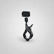 Clear Grip skilteholder med clips til plastramme i sort