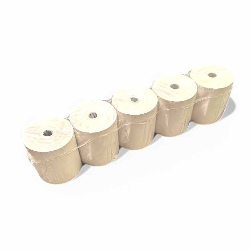 Bonrúlla, hitavörn, B 80mm Ø80, kjarnaþvermál 12 mm, lengd 80 m, pakkað með 5 rúllum