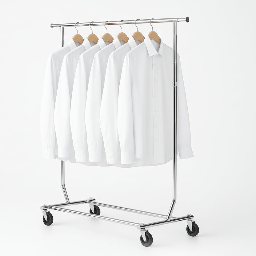 Disco I, algerlega samanbrotið, stillanlegt, króm, B128-188 x H145-170 cm