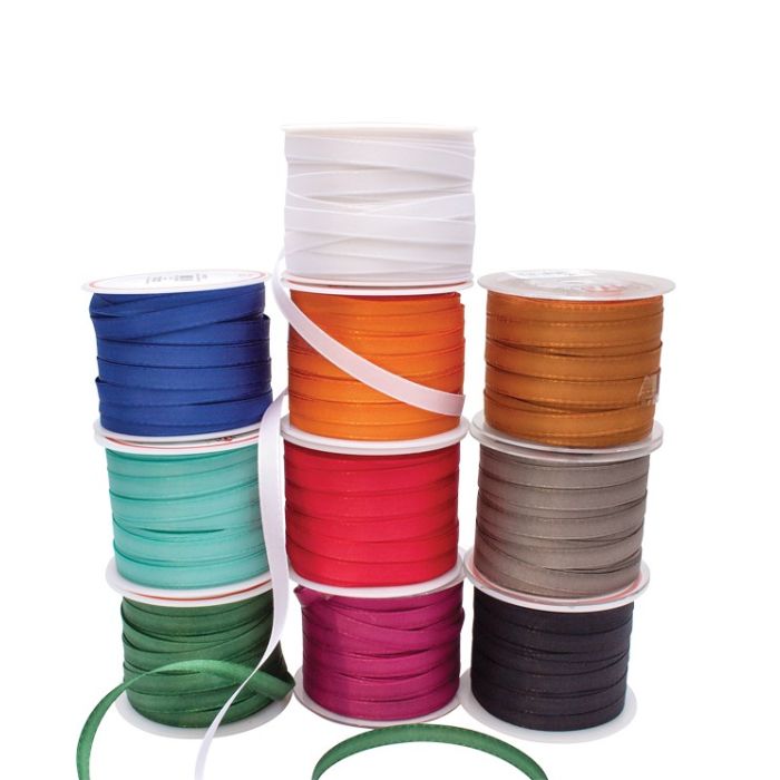 Gjöfurbönd, satín, B9 mm, 50 mtr. pr. rúllu. Sjá fleiri liti