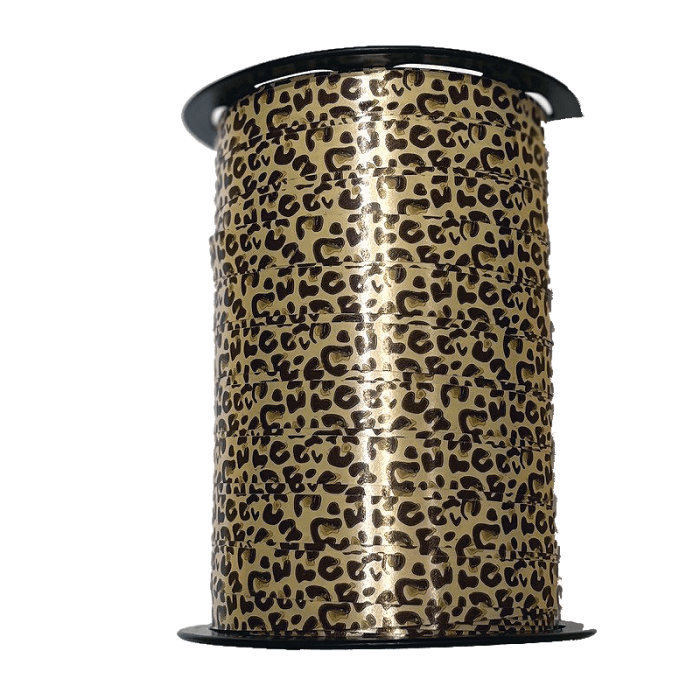 Gjafaborði. Leopardmynstur. 10 x 225 mtr.