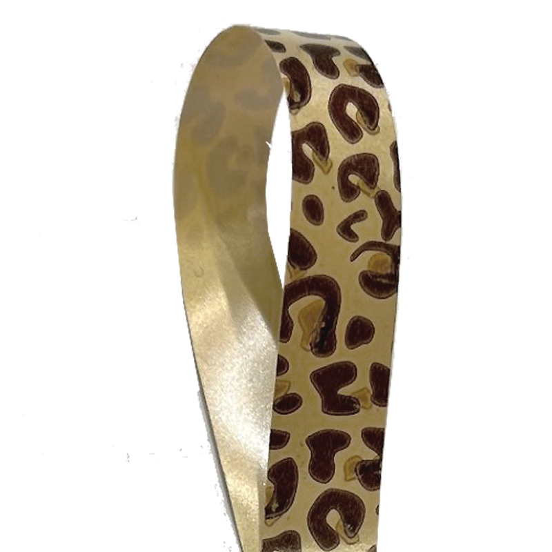 Gjafaborði. Leopardmynstur. 10 x 225 mtr.