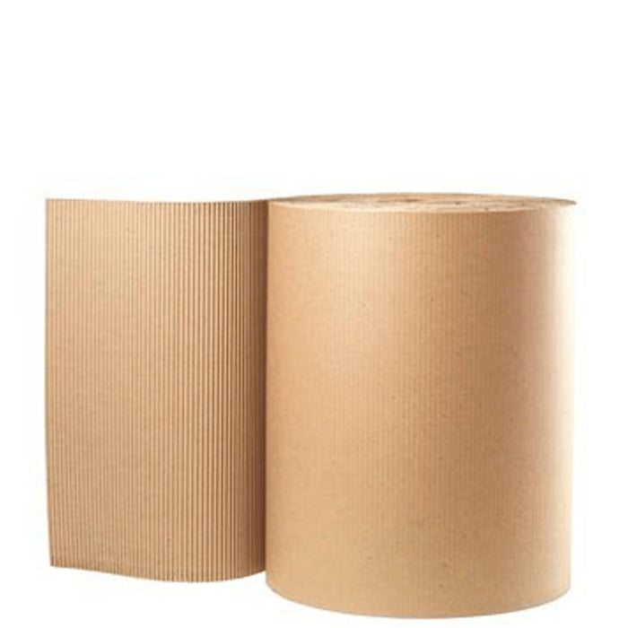 Bølgepappi B 40 cm x 70 mtr. Brúnt