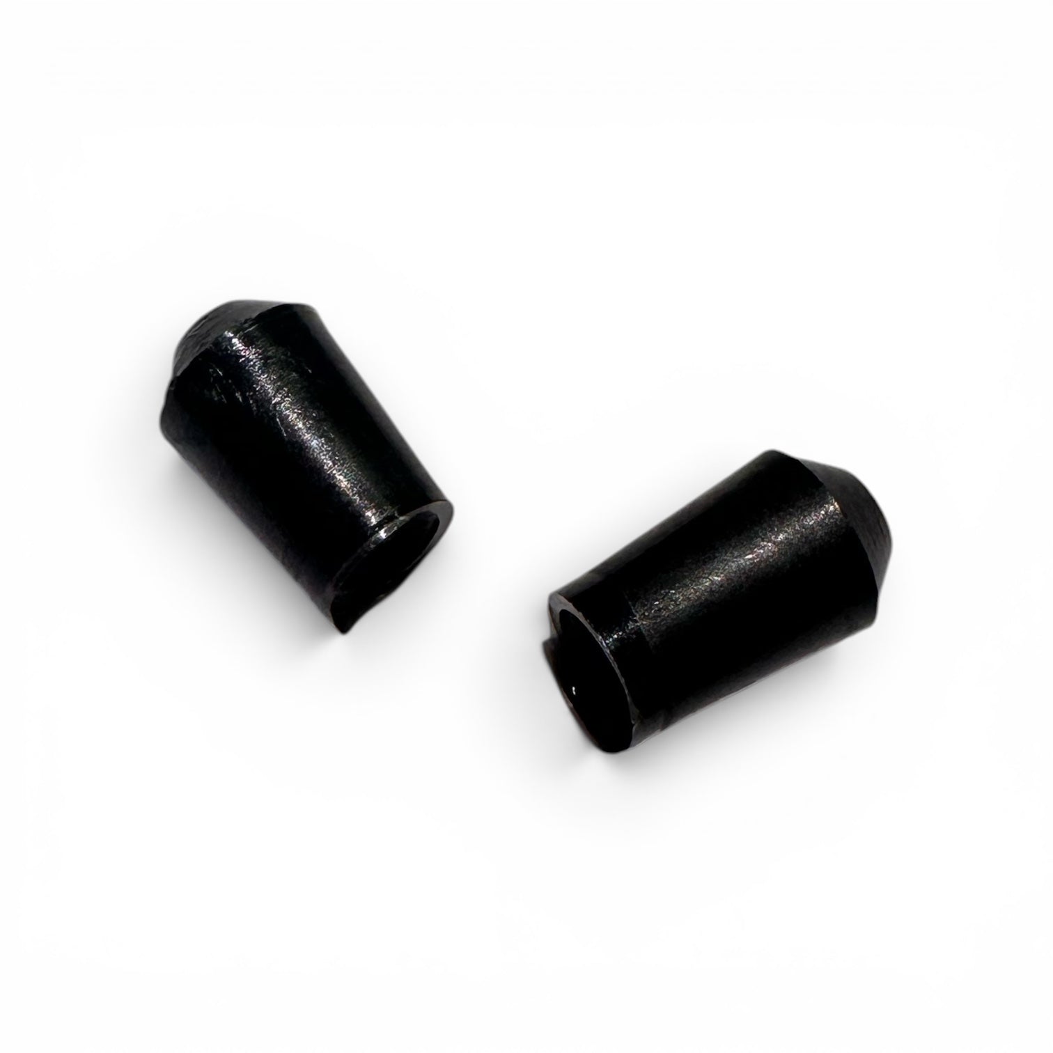 Endedup í svörtu, Ø 4 mm. Hentar m.a. fyrir málmklemmuboga.