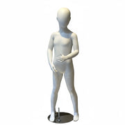 Barnamaníken, 6–8 ára, h 122 cm, með höfði. Hvítur