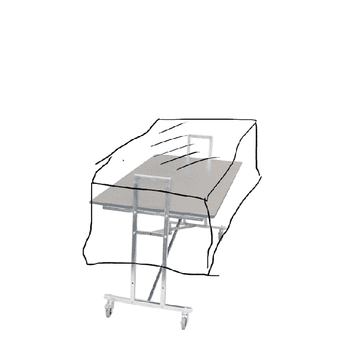 Regnháttur fyrir gadeborð - L10 - klar plast