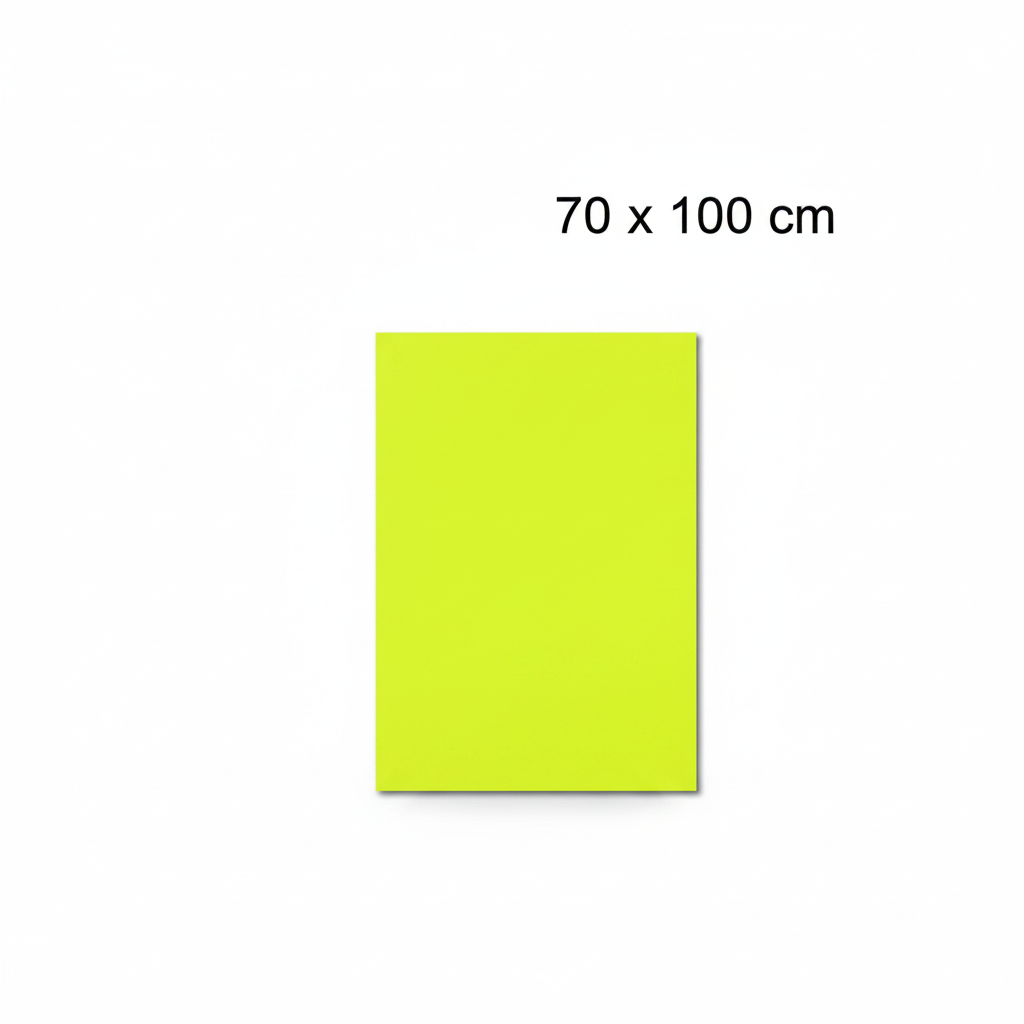 Skiltapappír – 70 × 100 cm. Neongulur