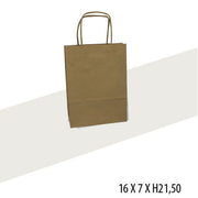 Pappírspoki - Lítill - 50 stk. - náttúralítt. B 16 x D 7 x H 21,5 cm.