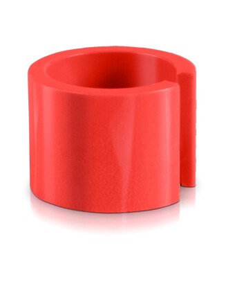 Lituð litlitlar flísar án prentunar - 100 stk. Sjá litaval