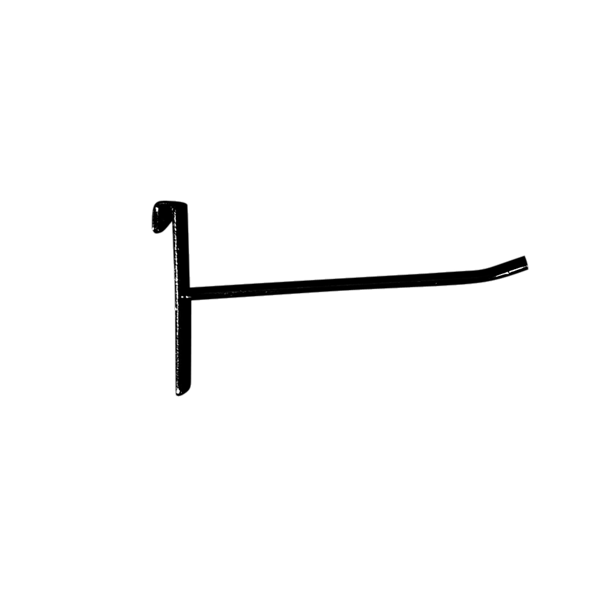 Vöruhorn, fyrir grind, afturplata H5,9 cm, svört, 10 cm