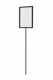 Skiltahaldari, A4, fyrir Joystativ, svartur, 80 cm