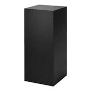 Podie. Svart melamín. 40 x 40 x H100 cm.