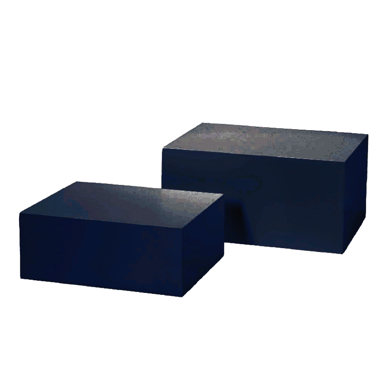 Podíesett fyrir búningamyndir, sett með 2 stk., svart