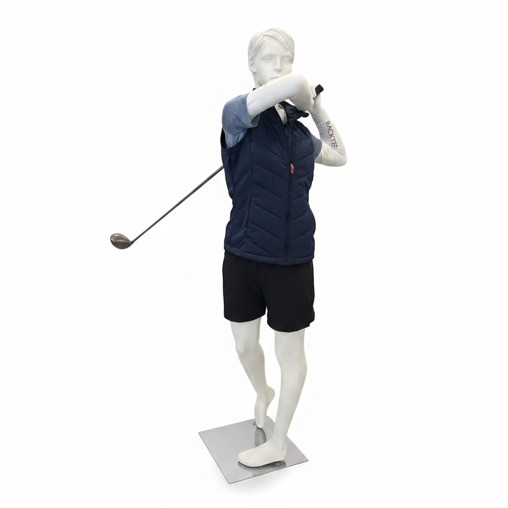 Dömuíþróttagína fyrir golf, hvít.