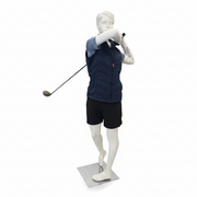 Dömuíþróttagína fyrir golf, hvít.