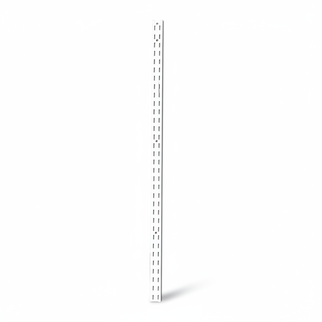 Veggskinna - Superskinne H 214cm - hvít