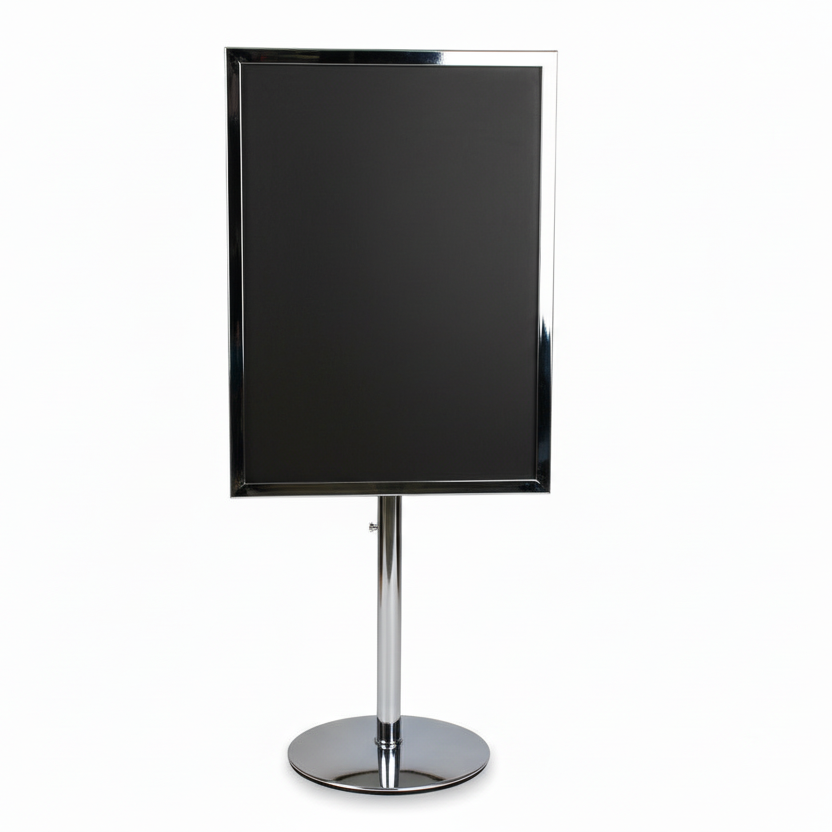 Matseðlahaldi, A4, króm