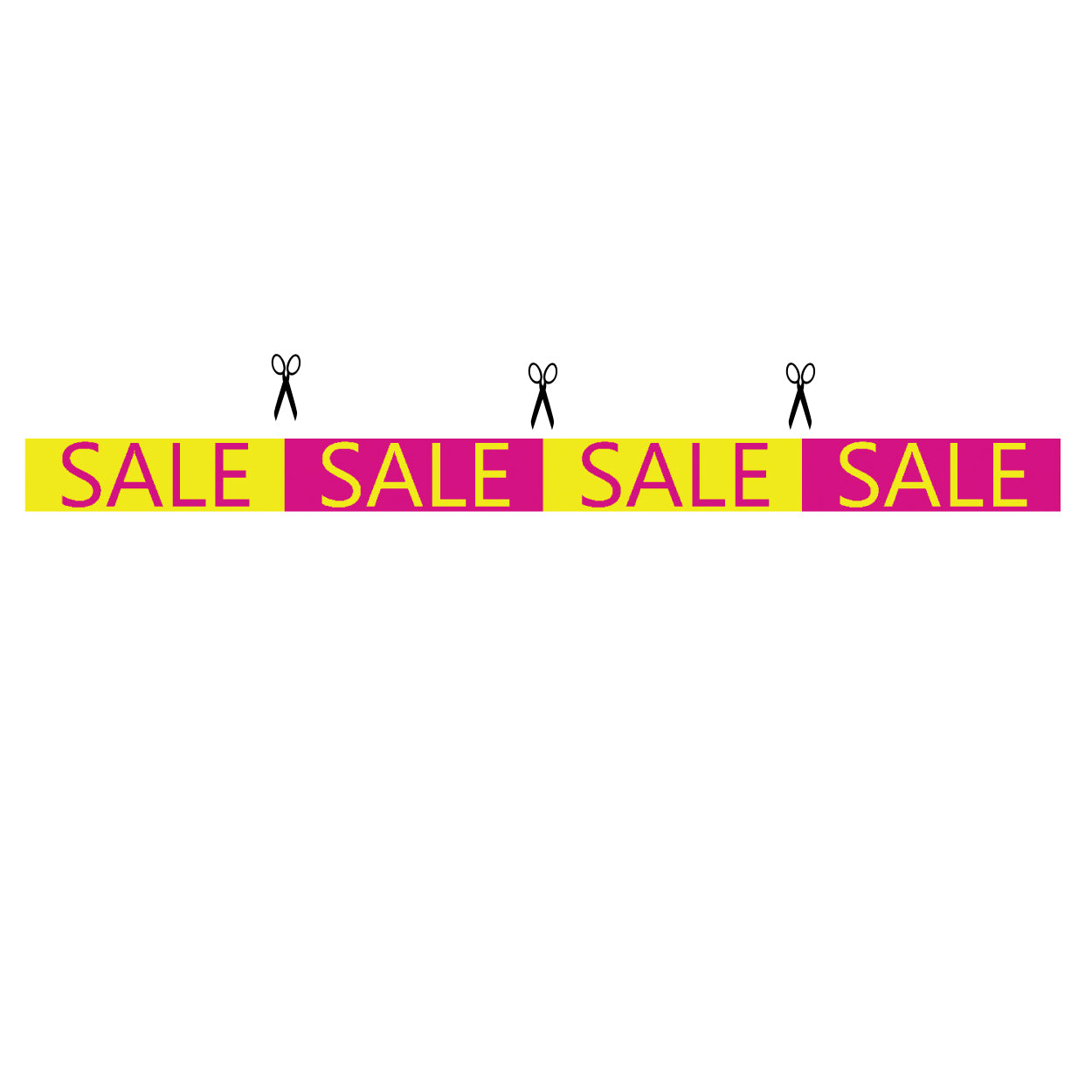 Glasvinduesstreamer m/ SALE - 120 cm.