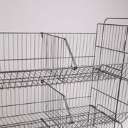 Sundurlát fyrir staflahólk, svart