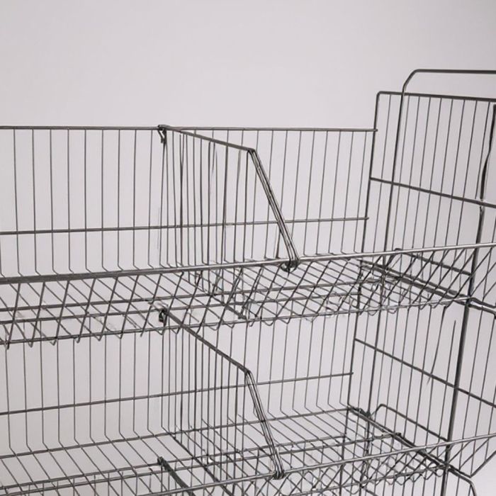 Sundurlát fyrir staflahólk, svart