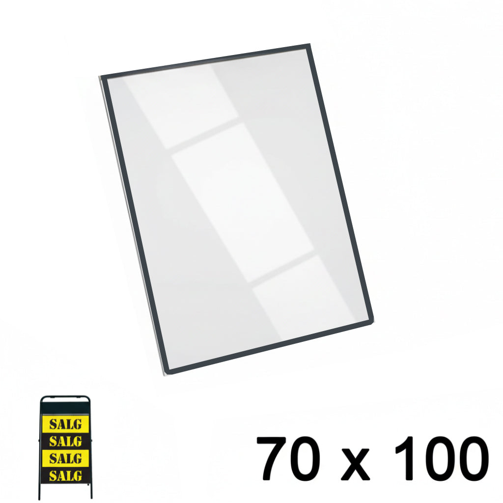 PET-plata með segulbandi (70 x 100 cm.)