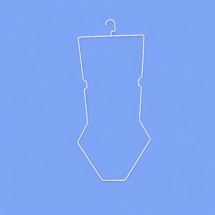 Nærfatnaðar- / bikiní- / sundföt-boga, hvítur, 38 x H85 cm