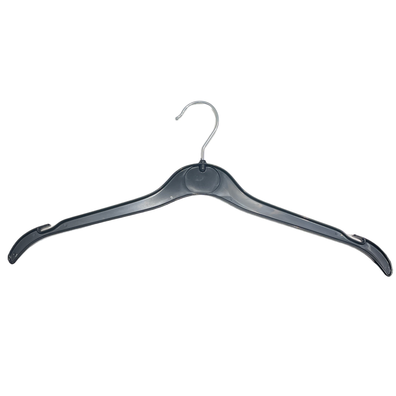 Plastfatahengi fyrir fullorðna, mótað, með hak og án stöng, svart, 41 cm. Léttvægur - tilboð.