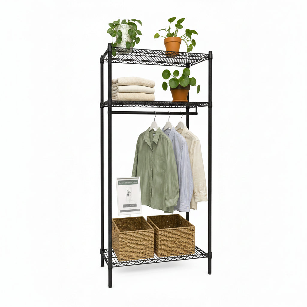 Fatahilla – TUBO (B91 × D36 × H220 cm) – svört.