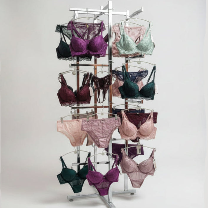 Gólffesting með 16 arma. Króm