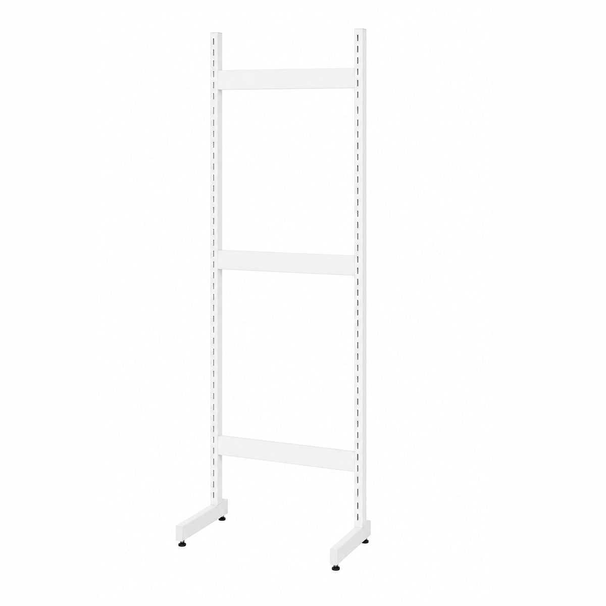 Framework – L-gólfstandur, hvítur, 67 × 247,5 cm. Fæst í fleiri litum