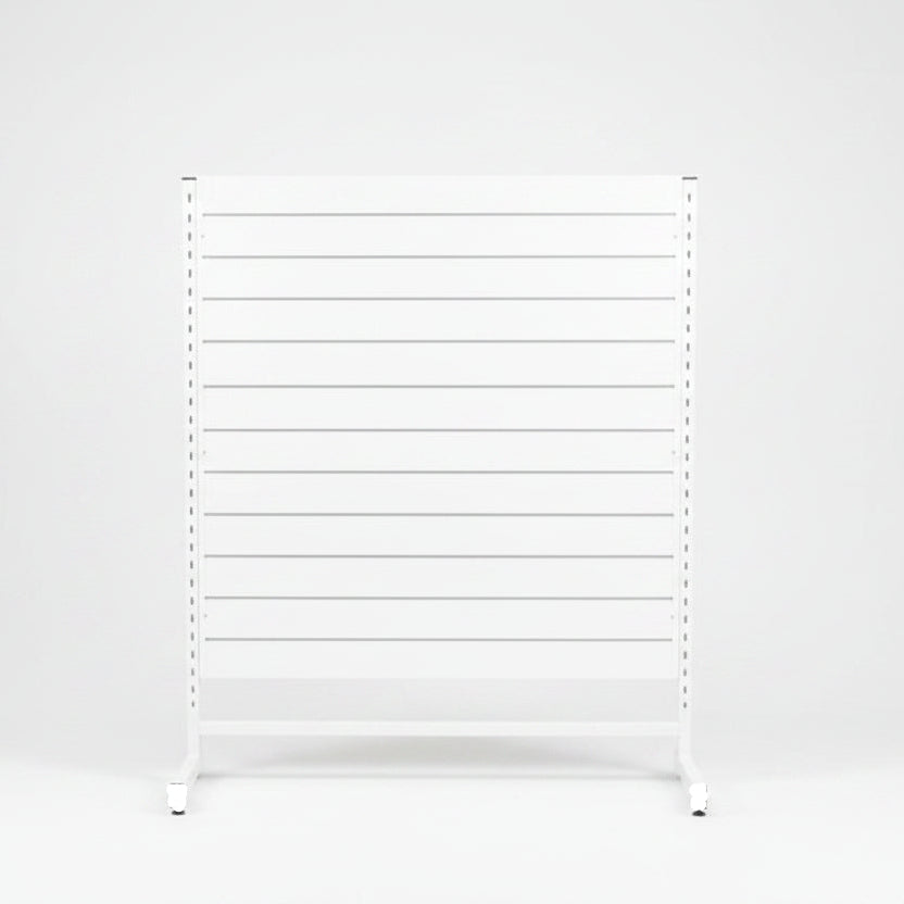 Panelgóndól, einstefna, standard panel, hvít. B127 x D40,5 x H147 cm