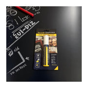 Tússblýantur, krít-túss til tafla og gler, hvít., 7–15 mm