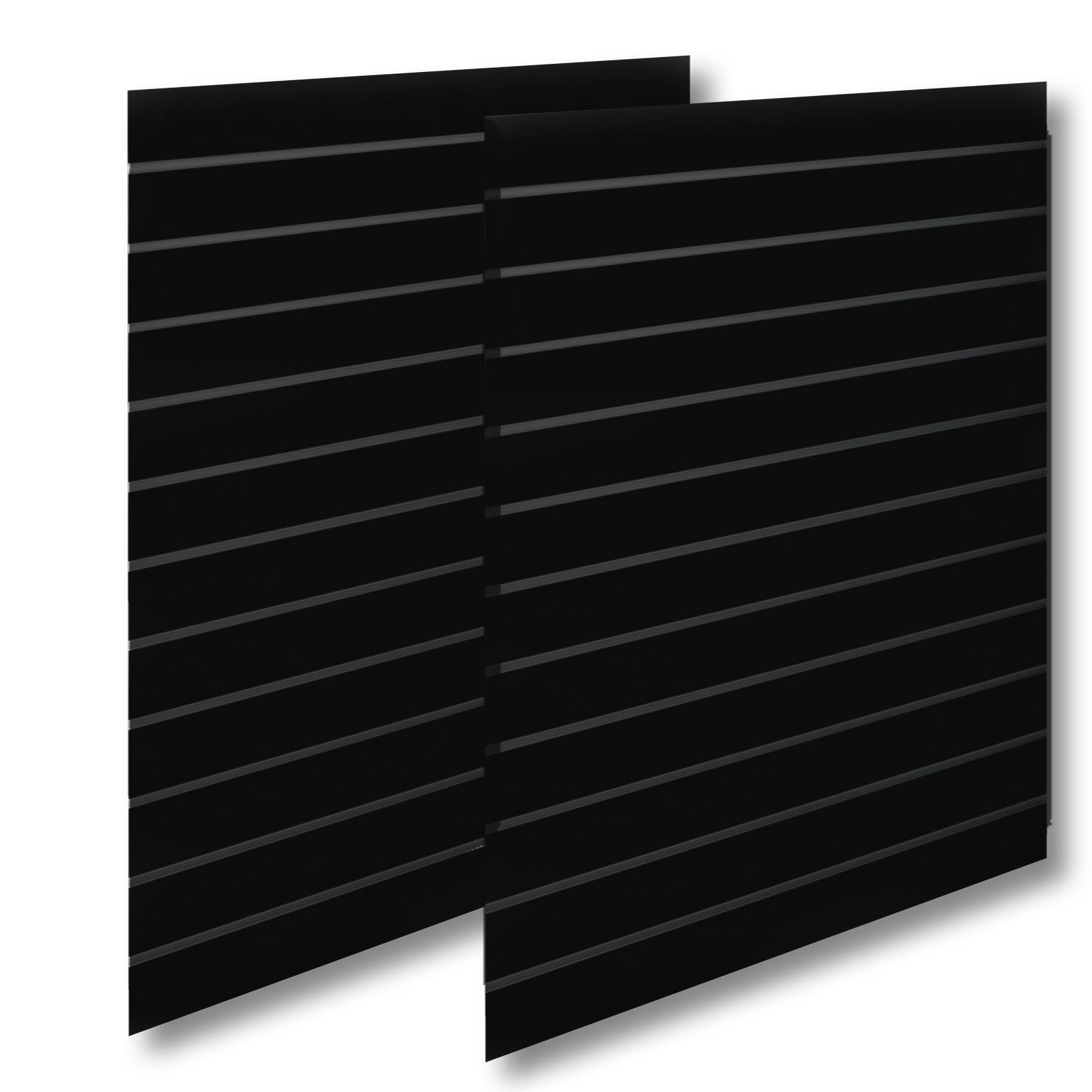 Rifpanel - Standard (120 x 240 cm) - Sort med alulister i sort