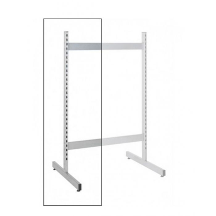 T-stöng, svart, fot 75 cm, 140 cm