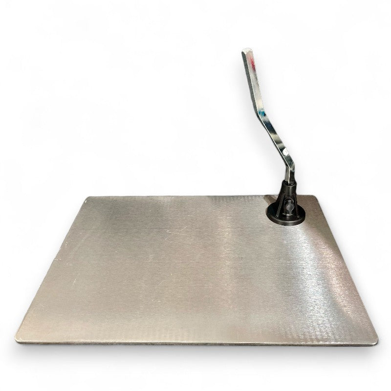 Sålplata fyrir búkollu. Burstað satín. Ferhyrnd