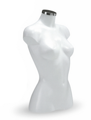 Elite, damatorso, hvít, barm 88, mitti 62, hæð 62 cm (Röð 5200) (Energy)