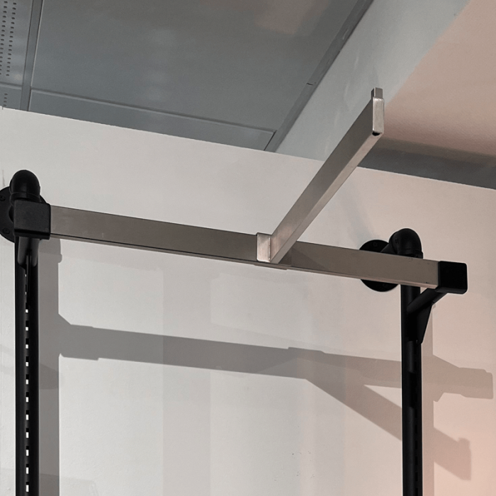 Skærmholder 60 cm. Inkl. beslag. Børstet satin. B-MT