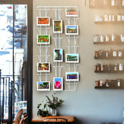 Póstkortahaldari fyrir vegg, 50 x 100 cm. Hvítur