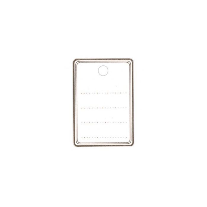 Tætmærke til tekstiler 3 x 4,6 cm. 1.000 stk.