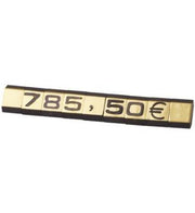 Prismörkusett, 360 stk. m/ standi. Gull L7 x H9,5 mm.